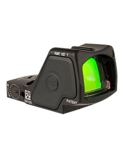 Trijicon 3200001 RMR HD Matte Black 1 x 0.89" x 0.67" 1 MOA Red Dot/55 MOA Circle Multi Reticle