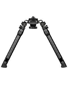 FAB Defense FXSPIKEMB Spike Tactical Bipod 7.09"- 9.88" Adj., Rotating &amp; Tilting, Rubber Feet, Includes Leg Extensions, M-LOK Rail Compatible Black Polymer &amp; Aluminum