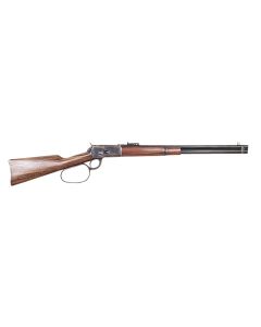 Cimarron AS067 1892 Cogburn Carbine 45 Colt (Long Colt) 10+1 20" Blued Round Barrel, Color Case Hardened Stainless Steel Receiver, Walnut Fixed Stock, Right Hand