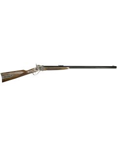 Cimarron AS200 1874 Rifle From Down Under II 45-70 Gov 1rd 34" Blued Octagon Barrel, Color Case Hardened Stainless Steel Receiver, Walnut Fixed Stock, Right Hand