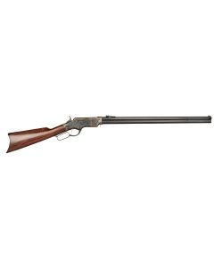 Cimarron CA236 1860 Henry Steel Framed 45 Colt (Long Colt) 12+1 24" Blued Octagon Barrel, Color Case Hardened Stainless Steel Receiver, Walnut Fixed Stock, Right Hand