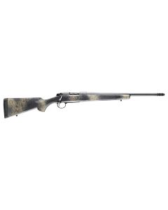 Bergara Rifles B14LM5113 B-14 Wilderness Ridge 7mm PRC 3+1 22" Threaded, Sniper Gray Cerakote Barrel/Rec, SoftTouch Woodland Camo Synthetic Stock, Omni Muzzle Brake
