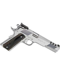 Iver Johnson Arms EAGLEXLC45 Eagle XL Deluxe 45 ACP 6" Steel Ported Barrel/ Bright Polish Chrome Serrated w/Ports Slide &amp; Steel Frame w/Beavertail Diamondwood Walnut w/Integrated Logo Grips Right Hand