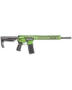 Black Rain Ordnance BROFUSIONZGB Spec15 Fusion 5.56x45mm NATO 30+1 16", Zombie Green Battleworn, 12" M-LOK, MFT EPG16 Grip/Minimalist Stock