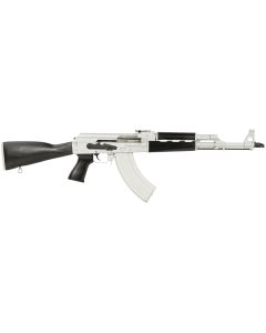 Zastava Arms Usa ZR7762CSB ZPAPM707.62x39mm 30+1 16.30" Black Chrome Lined Steel Barrel, Silver Receiver, Black Polymer Handguard, Fixed Dark Walnut Synthetic Stock