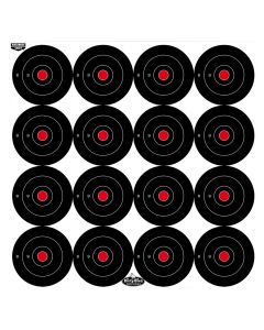 Birchwood Casey 35309 Dirty Bird3" Bullseye Tagboard Hanging Black/White 12 PK