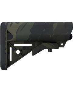 B5 Systems SOP1422 Enhanced SOPMOD Black Multi-Cam Synthetic for AR-Platform with Mil-Spec Receiver Extension (Tube Not Included)