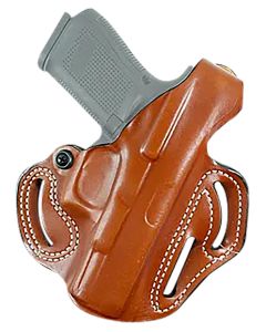DeSantis Gunhide 001TA0XZ0 Thumb Break Scabbard OWB Tan Leather Belt Slide Fits Springfield Echelon Right Hand