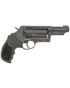 Taurus 24410P31T Judge T.O.R.O. Compact Frame 45 Colt (Long Colt)/410 Gauge 5 3" Matte Black Oxide Steel Barrel, Cylinder &amp; Steel Frame, Black Rubber Grip, Transfer Bar Safety, Exposed Hammer