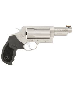 Taurus 24410P39T Judge T.O.R.O. Compact Frame 45 Colt (Long Colt)/410 Gauge 5rd 3" Matte Stainless Steel Barrel, Cylinder &amp; Frame, Black Rubber Grip, Transfer Bar Safety, Exposed Hammer, Optics Ready