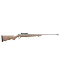 Ruger 57155 Hawkeye FTW Hunter Full Size 300 Win Mag 3+1 24" Matte Stainless Steel Threaded Barrel, Picatinny Rail Stainless Steel Receiver, Speckled Tan/Black HS Precision Synthetic Stock