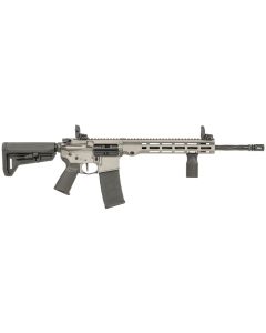 Maxim Defense MXM49734 MD15 L 5.56x45mm NATO 30+1 16" Fluted Barrel, Sniper Gray Rec/M-LOK Handguard, Black Magpul Furniture, SL-K Stock, MBUS Sights, Blackout Defense Flat Trigger