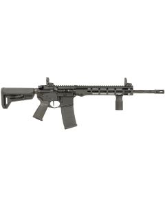 Maxim Defense MXM49737 MD15 L 5.56x45mm NATO 30+1 16" Fluted Barrel, Black, M-LOK Handguard, Magpul Furniture, SL-K Stock, MBUS Sights, Blackout Defense Flat Trigger