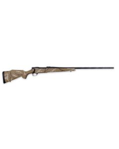 Weatherby VHH256RR6B Vanguard Outfitter 25-06 Rem 5+1 24" Threaded/Spiral Fluted, Graphite Black Barrel/Rec, Tan with Brown &amp; White Sponge Synthetic Stock, Accubrake Muzzle Brake, Adj. Trigger