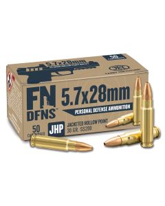 FN 10700030 DFNS5.7x28mm 30gr Jacketed Hollow Point 50 Per Box/10 Case