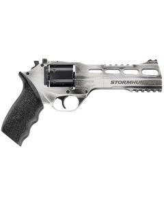 Chiappa Firearms 340334 Rhino 60DS Limited Edition 357 Mag 6 Shot 6" Stormhunter (White) Steel Vent Rib Barrel, Cylinder &amp; Aluminum Frame, Black Walnut Grip, Hammer Safety