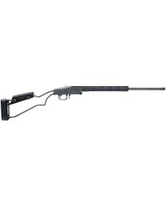 Chiappa Firearms CF500271 Big Badger350 Legend 1rd 20" Threaded, Black, M-LOK/Picatinny Handgaurd, Wire Stock with Adj. Comb