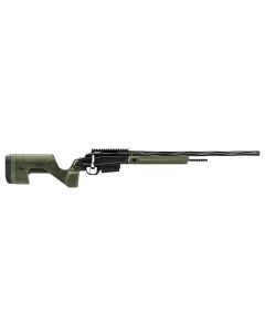 Stag Arms SABR02030001 Pursuit6.5 PRC 3+1 22" Threaded/Fluted Sporter, Black Barrel/Rec, OD Green OEM Hybrid Hunter Stock, TriggerTech Trigger, 20 MOA Scope Mount