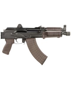 Arsenal SAM7K55P SAM7K7.62x39mm 30+1 8.50" Black Steel Threaded Barrel, Polymer Handguards, Black Aluminum Forged &amp; Milled Receiver, Mounted 1913 Picatinny Rail, Plum Polymer Grips