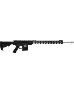 Great Lakes Firearms GL10243SSBLK AR-10243 Win 5+1 24" Stainless Threaded Barrel, Black Picatinny Rail Aluminum Receiver, 20" M-LOK Handguard, Black Hogue OverMolded Stock, Mil-Spec Grip, Right Hand
