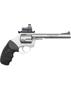 Charter Arms 73565 Mastiff Target Large Frame 357 Mag 5rd 6" Stainless Steel Barrel, Cylinder &amp; Frame, Sightmark Micro Optic, Picatinny Rail, Black Rubber Grip, Exposed Hammer