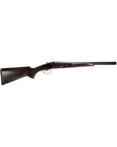 Heritage Mfg BL1218BK BadlanderFull Size 12 Gauge Break Open 2rd 18.50" Black Chrome Side By Side Barrel &amp; Receiver, Fixed Turkish Walnut Stock
