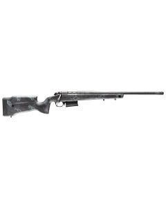 Bergara Rifles B14S754CF B-14 Crest 22-250 Rem 5+1 20" Sniper Gray Cerakote Fluted Barrel, Steel Receiver, Fixed Carbon Fiber Black &amp; Gray Sponge Stock