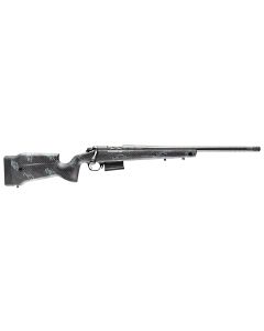 Bergara Rifles B14SM759CF B-14 Crest 6.5 PRC 3+1 20" Sniper Gray Cerakote #5 Contour Threaded Barrel, Sniper Gray Cerakote Steel Receiver, Black &amp; Gray Sponge Fixed Carbon Fiber Stock