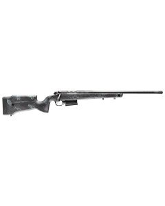 Bergara Rifles B14LM751CF B-14 Crest 300 Win Mag 5+1 22" Sniper Gray Cerakote #5 Contour Threaded Barrel, Sniper Gray Cerakote Steel Receiver, Black &amp; Gray Sponge Fixed Carbon Fiber Stock