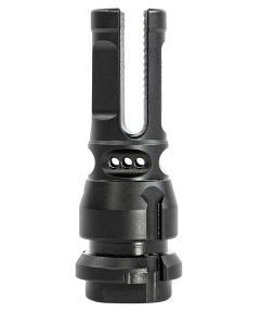 Sons Of Liberty Gun Works NOX9556 NOX9 QD Flash Hider 22 Cal (5.56mm) 1/2"-28 tpi, 3-Prong, 9 Ported Black Steel, Includes Shims, Compatible With Dead Air Sandman/Nomad Suppressors