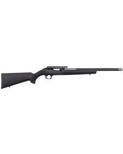 Magnum Research SBA17HMH Magnum Lite17 HMR 19" Black Steel Threaded Barrel, Black Fixed Hogue OverMolded Stock