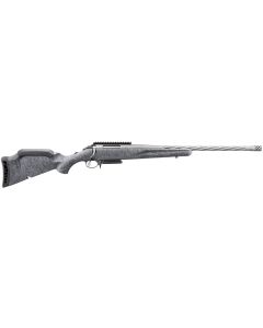 Ruger 46901 American Gen II 6.5 Creedmoor 3+1, 20" Gun Metal Gray Cerakote Spiral Threaded Barrel, Gun Metal Gray Cerakote Receiver w/Picatinny Rail, Gray Splatter Adjustable Synthetic Stock