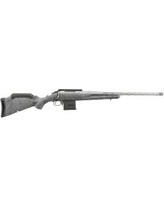 Ruger 46908 American Gen II 204 Ruger 10+1, 20" Gun Metal Gray Cerakote Spiral Threaded Barrel, Gun Metal Gray Cerakote Receiver w/Picatinny Rail, Gray Splatter Adjustable Synthetic Stock