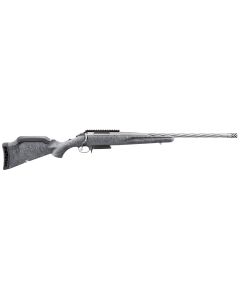 Ruger 46904 American Gen 2 243 Win Full Size 243 Win 3+1 20" Gun Metal Gray Cerakote Spiral Threaded Barrel, Picatinny Rail Steel Receiver, Gray Splatter Adj Comb Synthetic Stock