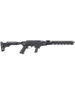 Ruger 19140 PC Carbine9mm Luger 17+1 16.12" Threaded/Fluted Barrel, Black, Reversible Folding Stock, M-LOK Handguard, Optics Mount