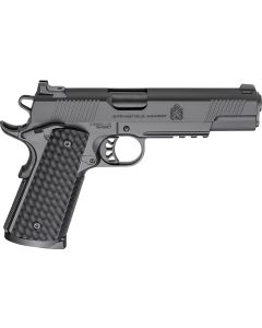 Springfield Armory PC9125LR 1911 TRP45 ACP 8+1 5" Black Match Grade Barrel, Black Cerakote Serrated Carbon Steel Slide &amp; Frame w/Picatinny Rail &amp; Beavertail, VZ Hydra G10 Grip