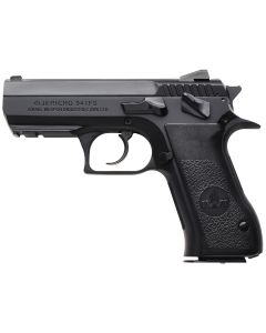 IWI US J941FS910ORP Jericho 941 Mid-Size Frame 9mm Luger 10+1 3.80" Black Chrome Lined Steel Barrel, Black Serrated Steel Slide &amp; Frame w/Beavertail &amp; Picatinny Rail, Black Textured Grips