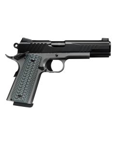 Savage Arms 67206 1911 Government 9mm Luger 10+1 5" Black Stainless Steel Barrel, Black Nitride Serrated Stainless Steel Slide, Stainless Steel Frame w/Beavertail, Black/Gray VZ Grip