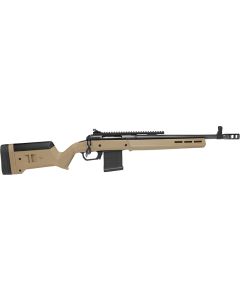 Savage Arms 58189 110 Scout Full Size 308 Win 10+1 16.50" Matte Black Threaded Barrel, Picatinny Rail Carbon Steel Receiver, Flat Dark Earth Magpul Hunter Synthetic Stock