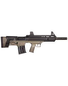 ATI ATIG20BDT Bulldog20 Gauge Semi-Auto 3" 5+1 18.50" Black Steel Barrel, Matte Black Aluminum Receiver, Picatinny Mount, Tan Fixed Bullpup Stock
