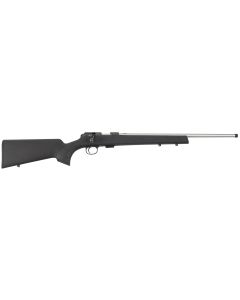 CZ-USA 02395 CZ 457 American 22 LR 5+1 20" Stainless Steel Threaded Barrel, American Style Black Synthetic Stock