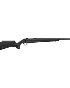 CZ-USA 07411 CZ 600 Alpha 270 Win 5+1 20" Black Threaded Barrel, Black Anodized Picatinny Rail Aluminum Receiver, Fixed Black Polymer Stock
