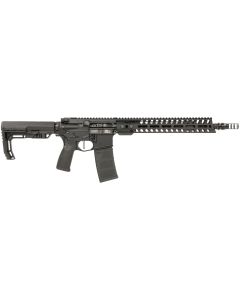 Patriot Ordnance Factory 02045 Minuteman5.56x45mm NATO 30+1 13.75" Black Steel Threaded Barrel, Black Anodized Aluminum Receiver, 13" Renegade Rail Handguard