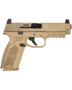 FN 66100722 509 MRD 9mm Luger 17+1 Black Flat Dark Earth PVD Flat Dark Earth