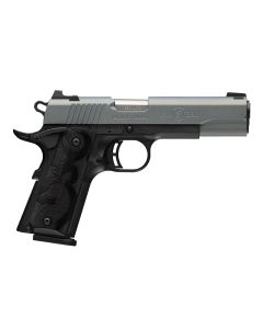 Browning 051992492 1911-380 Black Label Full Size Frame 380 ACP 8+1 4.25" Matte Stainless Steel Barrel, Northern Lights Cerakote Serrated Steel Slide, Matte Black Polymer Frame w/Beavertail