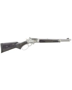 Marlin 70506 336 Trapper Full Size 30-30 Win 5+1 16.17" Satin Steel Threaded Barrel, Satin Stainless Steel Receiver, Fixed Black Laminate Stock