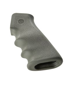 Hogue 15001 OverMolded Grip Cobblestone OD Green Rubber with Finger Grooves for AR-15, M16