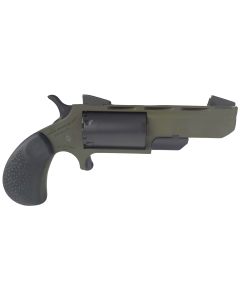 North American Arms NAATGHCB Green Huntsman Conversion 22 LR/22 Mag 5rd 2" Heavy Vent Rib Barrel, OD Green Cerakote Steel Frame, Matte Black Cylinder, Black Cobblestone Rubber Grip