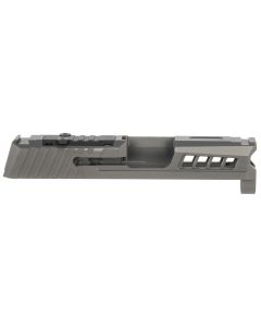 True Precision Inc TPP365SBCRMS Axiom Optic Cut Slide Fits Sig P365 Black DLC Anodized 416R Stainless Steel