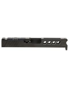 True Precision Inc TPG19SBCRMR Axiom Optic Cut Slide Fits Glock 19 Gen1-3 Black DLC Anodized 416R Stainless Steel